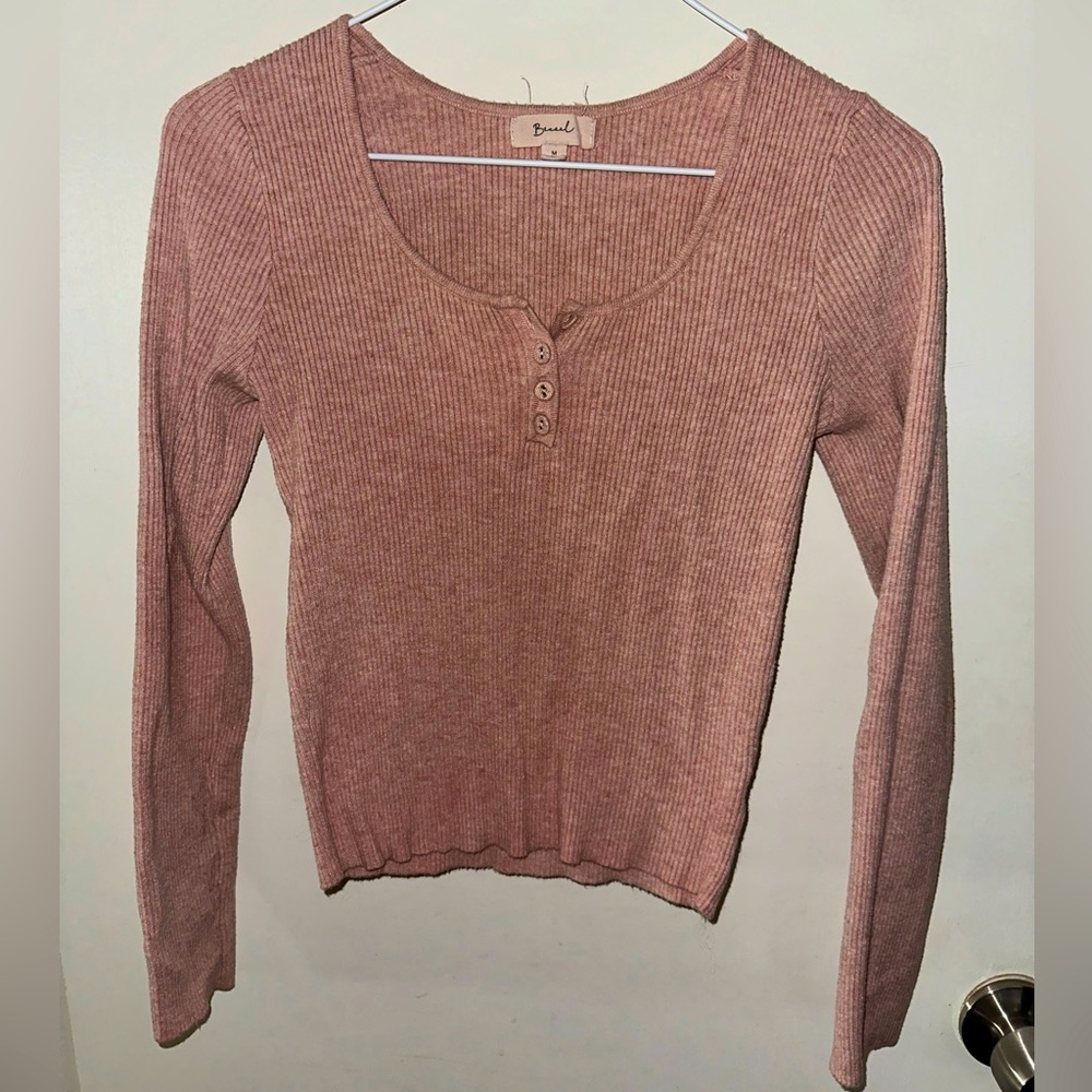 BECEAL CROP SWEATER LONG SLEEVE
